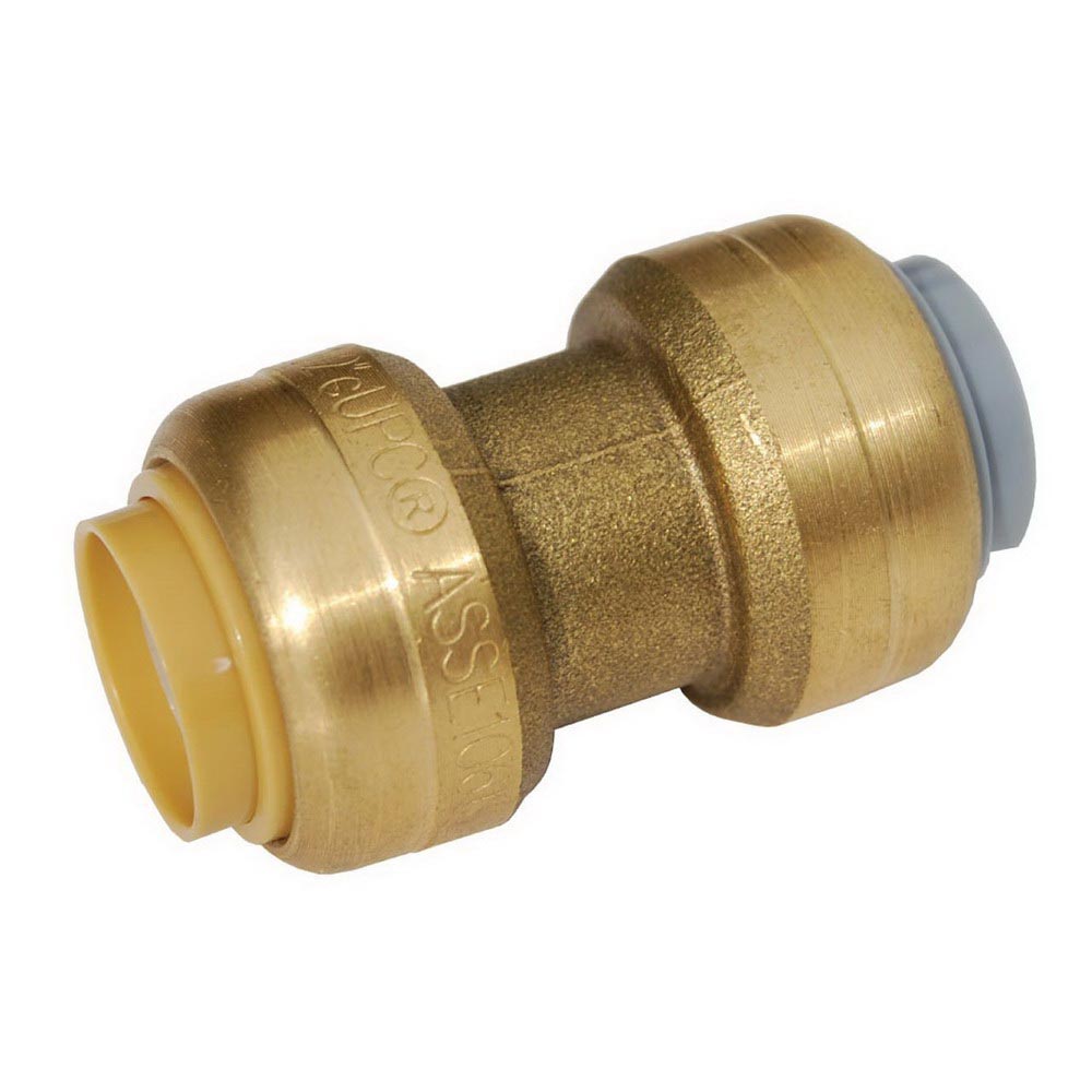 thumbnail image 2 of 25 Pack 3/4" X 1/2" Sharkbite Style Push-to-Connect LF Brass Reducer Couplings 2 of 4